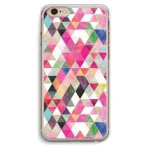 Gekleurde driehoekjes: iPhone 6 Plus / 6S Plus Transparant Hoesje