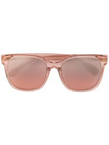 Moncler Eyewear lunettes de soleil à monture rectangulaire - Rose