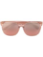 Moncler Eyewear lunettes de soleil à monture rectangulaire - Rose - thumbnail