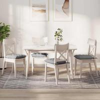 VidaXL Zitkussens 4 pcs wolkengrijs 40 x 40 x 6 cm stof