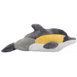 Dolfijnen knuffeltje geel 35 cm   -