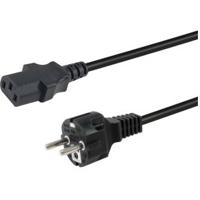 Equip 112111 electriciteitssnoer Zwart 3 m CEE7/7 IEC C13