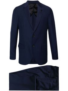 Lardini costume en laine - Bleu