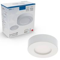 LED's Light LED Inbouwspot 6W 500lm CCT 3000K/4000K/6000K - Zaagmaat Ø 100mm - Wit - Dimbaar