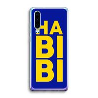 Habibi Blue: Huawei P30 Transparant Hoesje