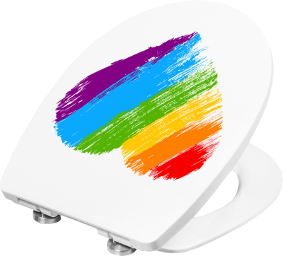 Cornat Wc-Bril Thermoplast Rainbow - KSDSC107