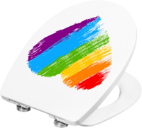 Cornat Wc-Bril Thermoplast Rainbow - KSDSC107 Cornat Wc-Bril Thermoplast Rainbow - KSDSC107