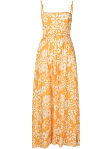 Osklen Holiday Sun maxi-jurk met bloemenprint - Geel