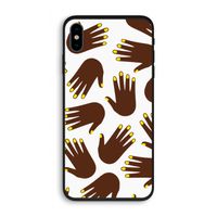 Hands dark: iPhone XS Biologisch afbreekbaar hoesje