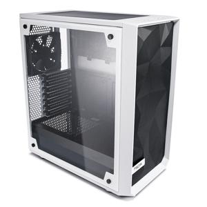 Fractal Design Meshify C - TG Midi-tower PC-behuizing Transparant, Wit