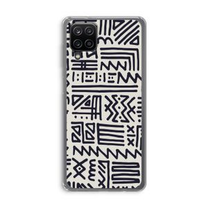 Marrakech print: Samsung Galaxy A12 Transparant Hoesje