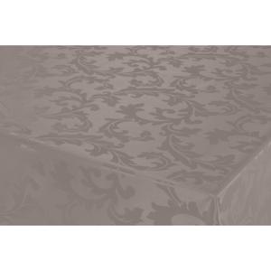 Bellatio Design Tafelkleed - barok - taupe - 140 x 250 cm - tafelzeil