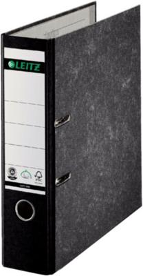 Ordner Leitz 1080 A4 80 mm karton gewolkt zwart