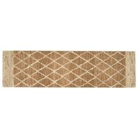 Beliani - ZORAVA - Laagpolig vloerkleed - Beige - 80 x 300 cm - Jute Beliani - ZORAVA - Laagpolig vloerkleed - Beige - 80 x 300 cm - Jute