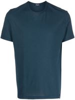Drumohr t-shirt en coton à manches courtes - Bleu