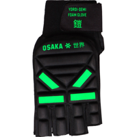 Hockeyhandschoen Yoroi Semi Foam Glove Left Zwart Groen