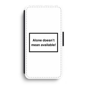 Alone: iPhone XR Flip Hoesje