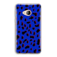 Blue Leopard: HTC U Play Transparant Hoesje
