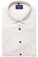 Marvelis Casual Modern Fit Overhemd Korte mouw wit