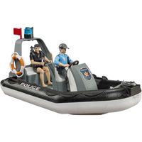 bworld politieboot met zwaailicht Modelvoertuig - thumbnail