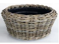 Bloempot Drypot Terrasschaal Rotan D30H12 cm Van der Leeden - Van der leeden