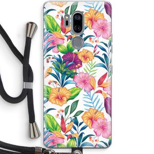 Tropisch 2: LG G7 Thinq Transparant Hoesje met koord