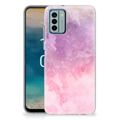 Smartphone hoesje Nokia G22 Pink Purple Paint