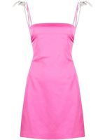 Giuseppe Di Morabito robe courte à ornements en cristal - Rose