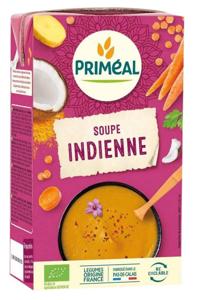 Primeal Indiase soep met rode linzen, kokos en curry bio
