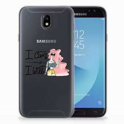 Samsung Galaxy J7 2017 | J7 Pro Telefoonhoesje met Naam i Can Samsung Galaxy J7 2017 | J7 Pro Telefoonhoesje met Naam i Can