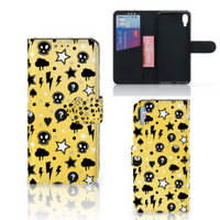 Telefoonhoesje met Naam Sony Xperia L3 Punk Geel - thumbnail