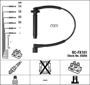 Bougiekabel Rc-fx101 Subaru RCFX101