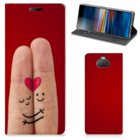 Sony Xperia 10 Hippe | Standcase | Liefde - Origineel Romantisch Cadeau