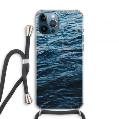Oceaan: iPhone 12 Pro Transparant Hoesje met koord