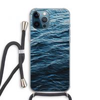 Oceaan: iPhone 12 Pro Transparant Hoesje met koord