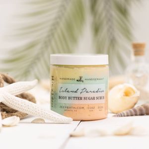 Zeepbath Island Paradise Body Butter Sugar Scrub