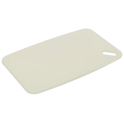 Snijplank voor keuken/voedsel - creme wit - Kunststof - 30 x 20 cm