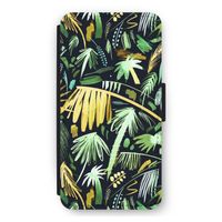 Tropical Palms Dark: iPhone 11 Pro Max Flip Hoesje