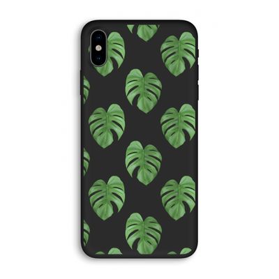 Monstera leaves: iPhone XS Biologisch afbreekbaar hoesje