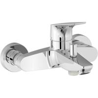 Badkraan Tres Canigó | Opbouw | Mengkraan | Incl.Handdoucheset | 2-weg | hoh 15 cm | 1-hendel | Rond | Chroom