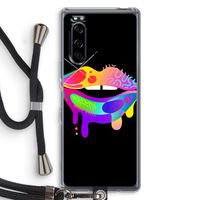 Lip Palette: Sony Xperia 5 Transparant Hoesje met koord
