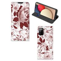 Bookcase Samsung Galaxy M02s | A02s Watercolor Flowers