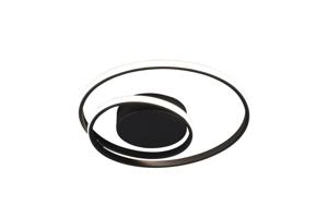 Trio Moderne plafonnièreZibal Ø 39cm zwart - R62911132