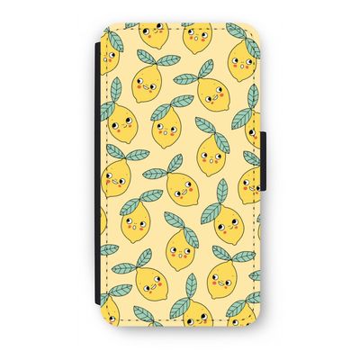 Citroenen: iPhone X Flip Hoesje