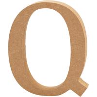 Creativ Company Letter q mdf 13cm, 1st.