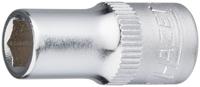 HAZET Dopsleutel 850-6 · 1/4 inch (6,3 mm) vierkant hol · Buiten-zeskant-tractieprofiel · SW 6 mm