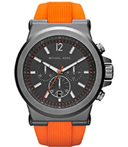 Horlogeband Michael Kors MK8296 Silicoon Oranje 28mm