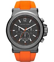 Horlogeband Michael Kors MK8296 Silicoon Oranje 28mm - thumbnail