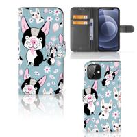 iPhone 12 | 12 Pro (6.1") | Telefoonhoesje | Met pasjeshouder | Hondjes