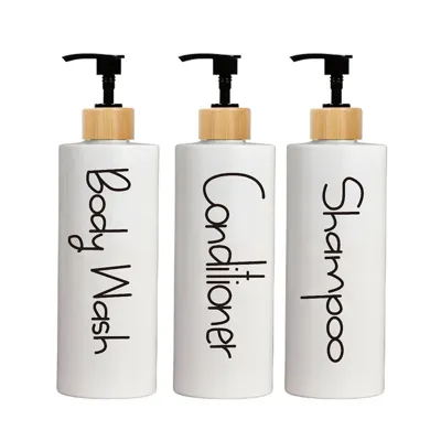 EcoStyle 3-Delige Navulbare Zeepdispenser Set - 500 ml